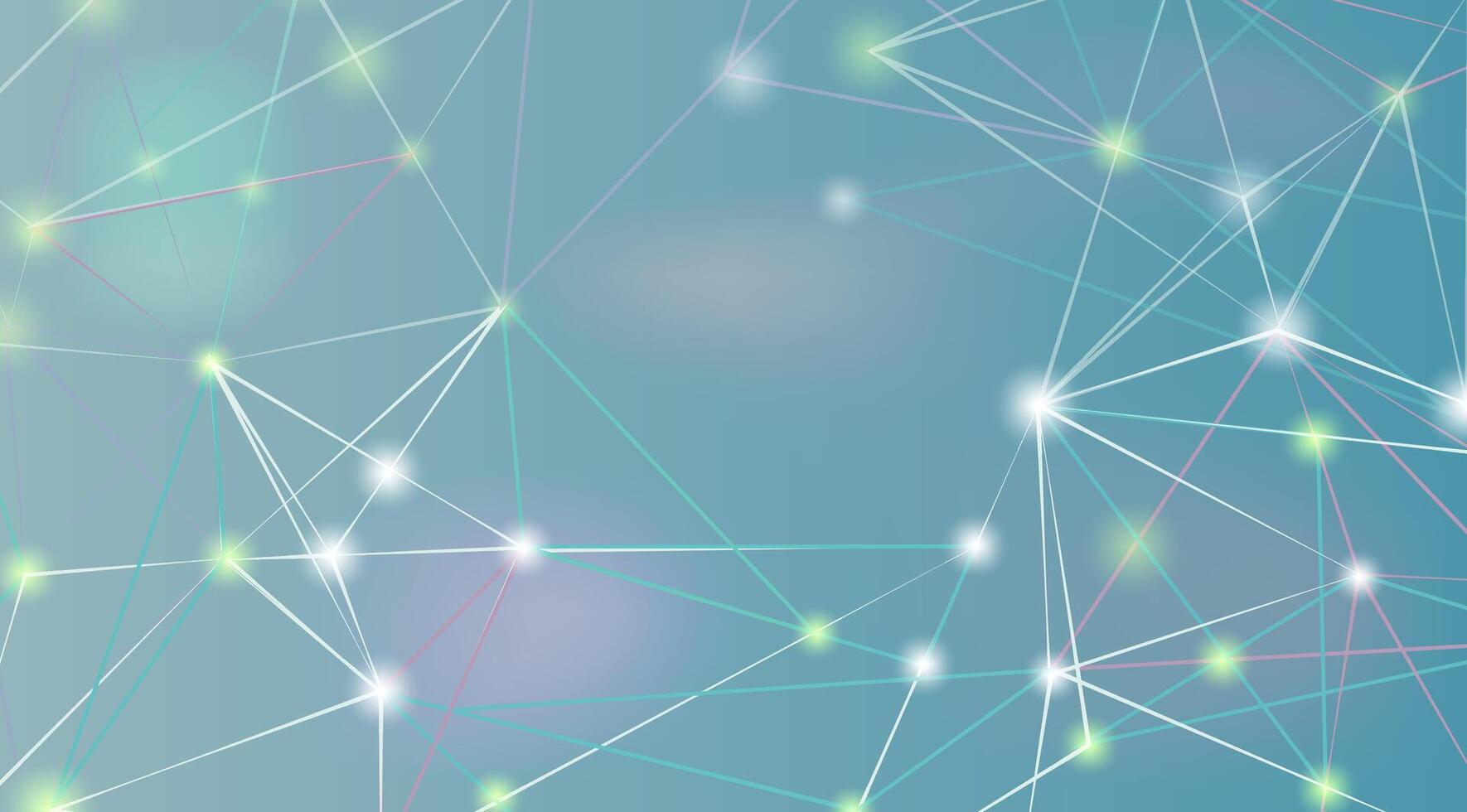 Science and technology concepts. Molecules technology with polygonal shapes on grey background. vector