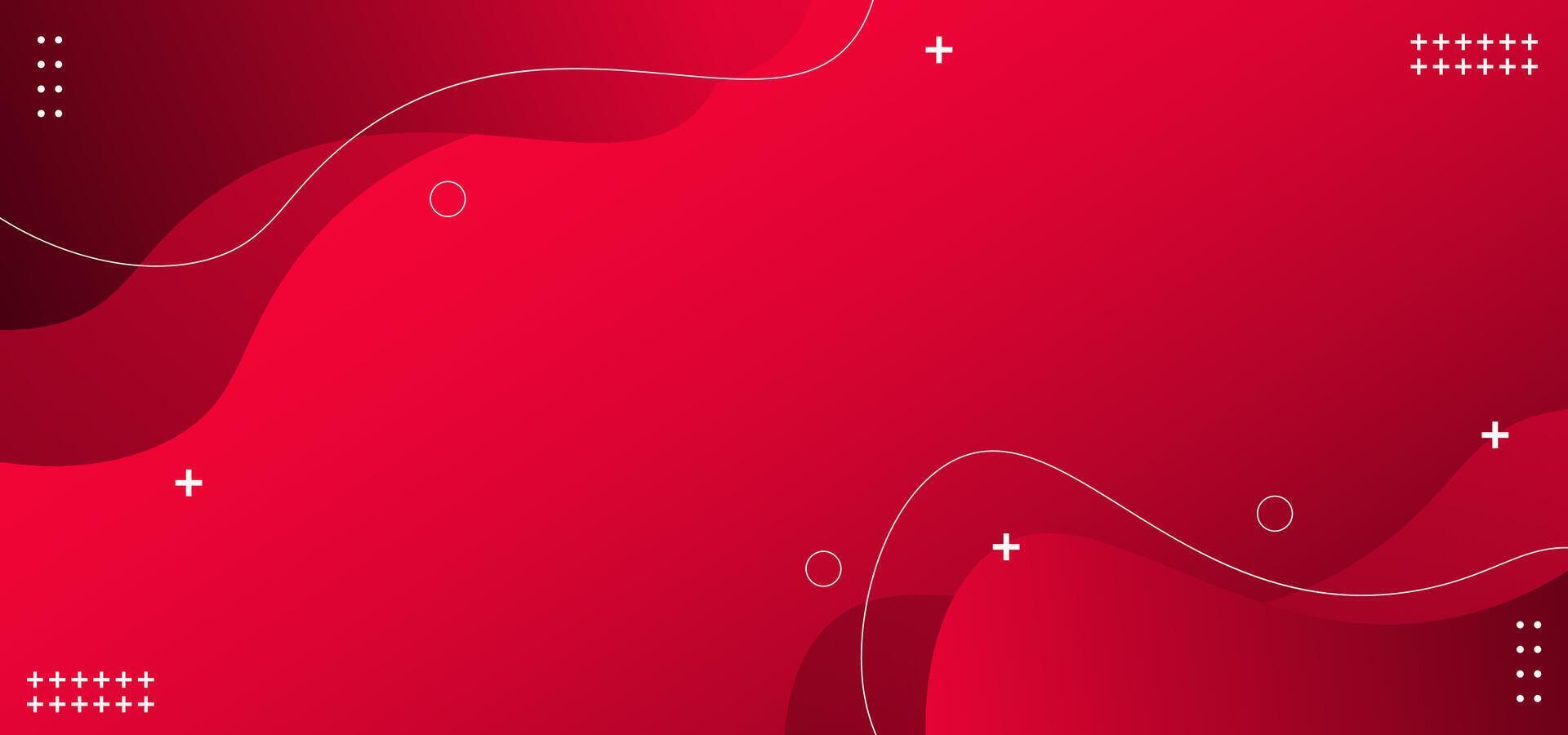 Abstract red fluid background with copy space area. Modern abstract background for any design. vector