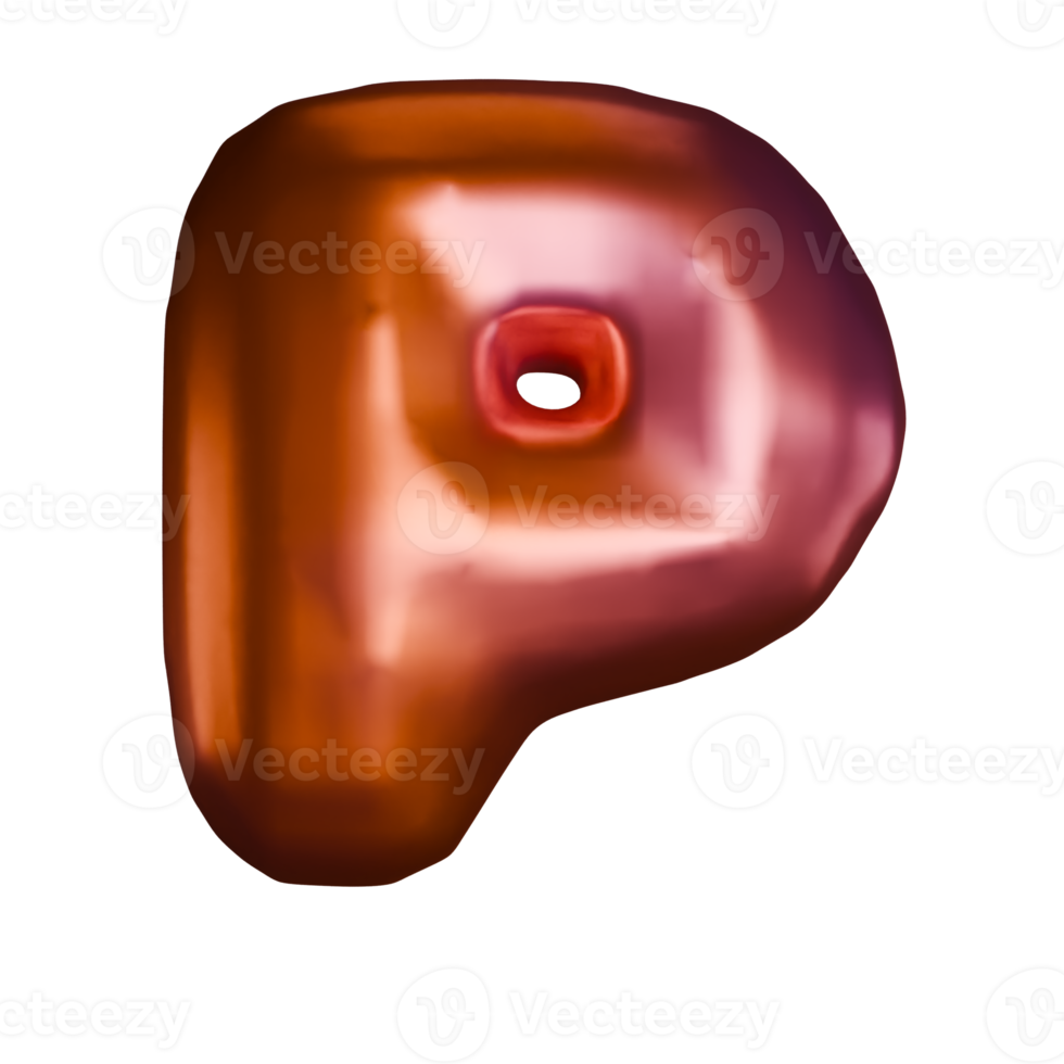 Letter P Shaped Balloons png