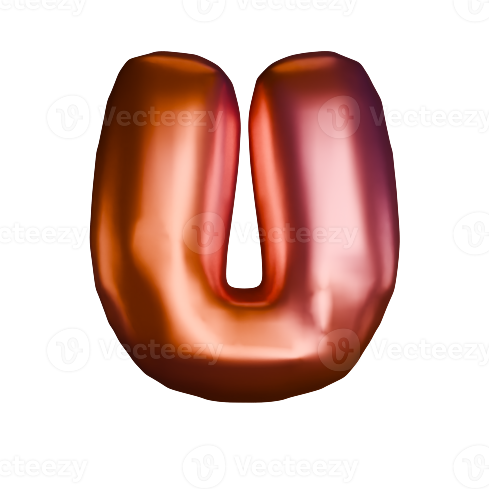 Letter U Shaped Balloons png
