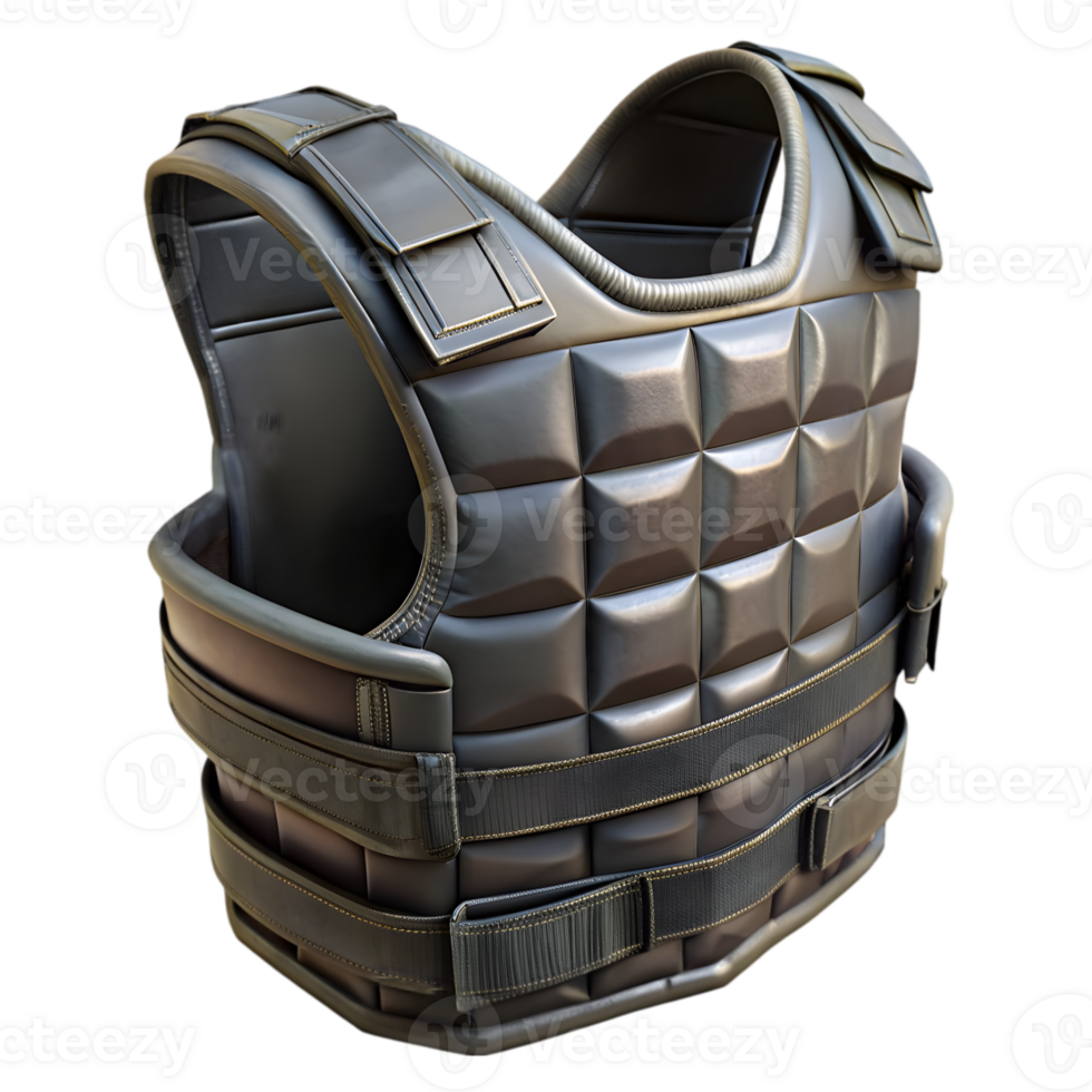 3D Render of a Bulletproof Vest png