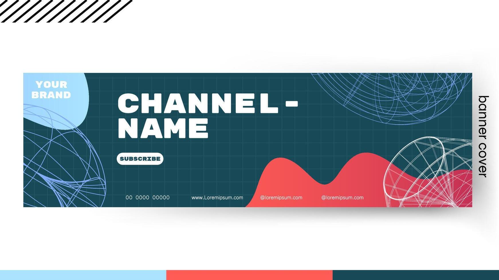 Cover banner Template liquid abstract gradient , Design a creative graphic banner for a web application. vector