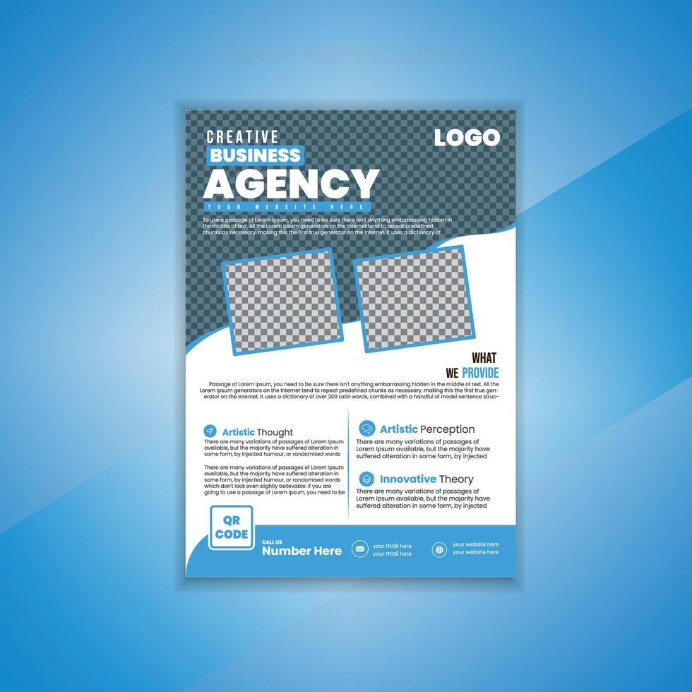 Business flyer design template design vector