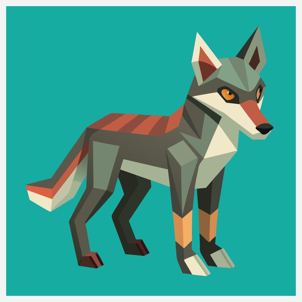 Ultimate Collection of Jackal Isometric Illustrations, A Visual Feast for Designers. vector
