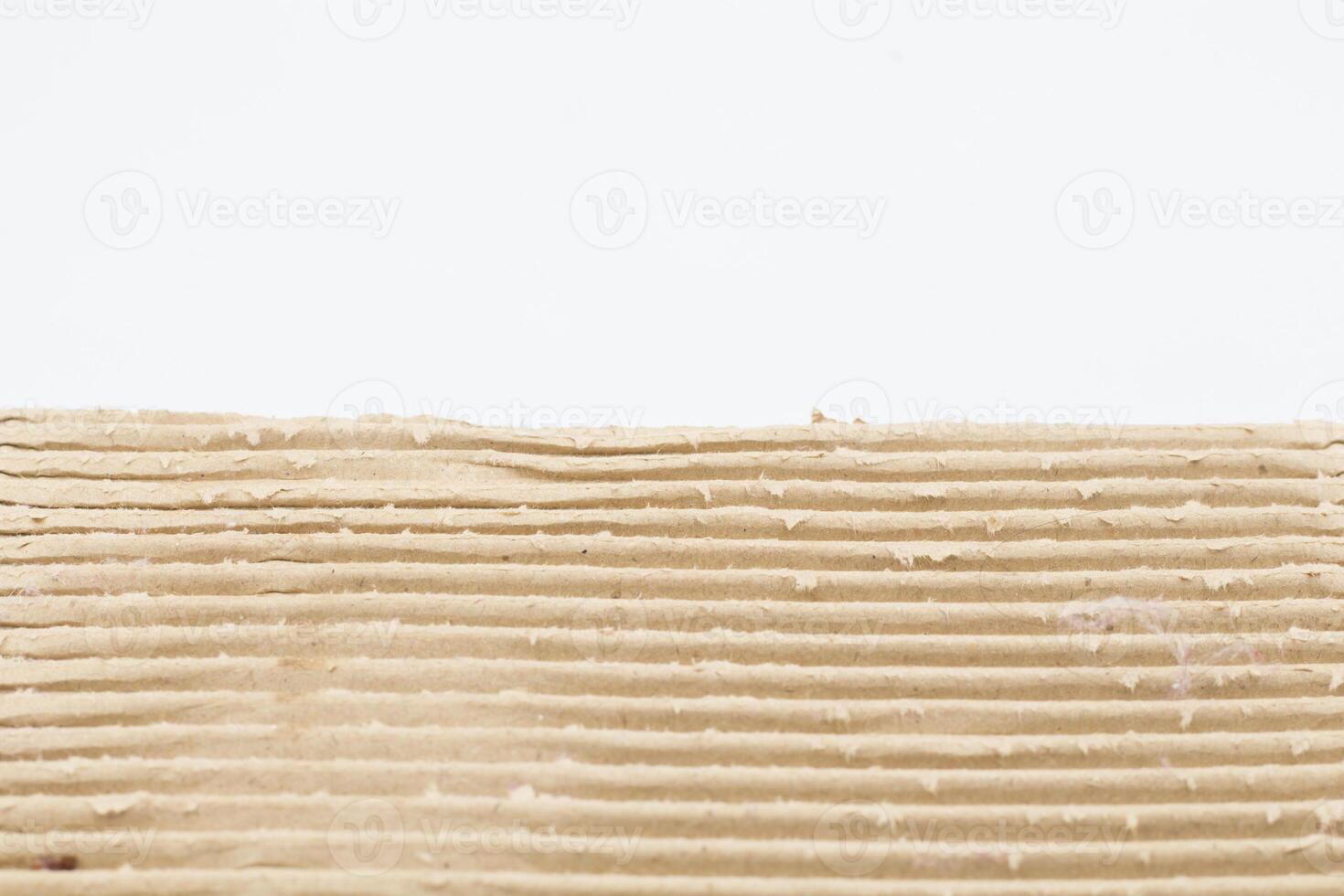 Abstract cardboard for texture background, Piece of torn cardboard with copy space. Brown wrapping vintage paper. photo