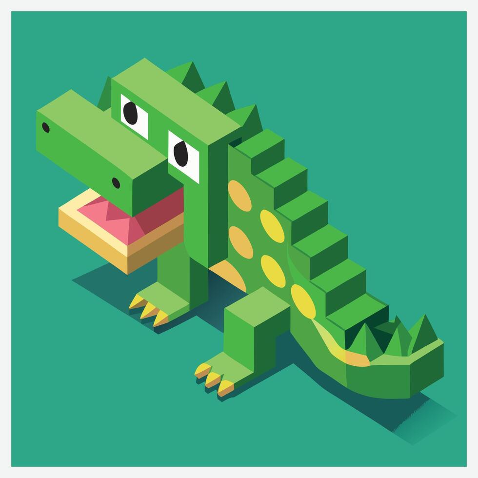 Majestic Albatross Isometric Illustrations, A Comprehensive Collection vector
