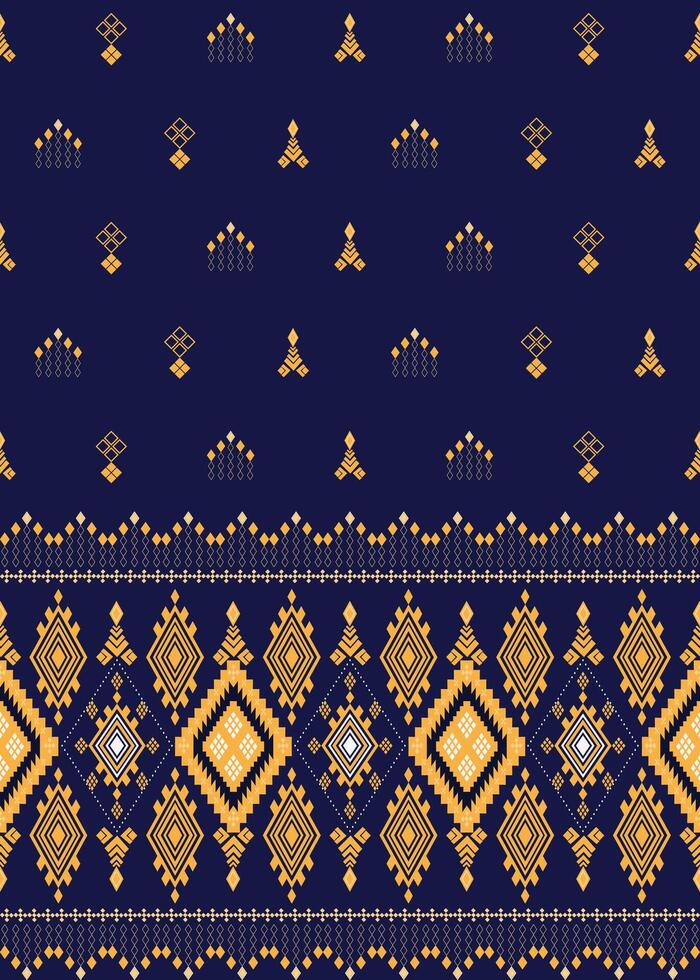 geometric with Diamond and square shape pattern fabric and carpet vector