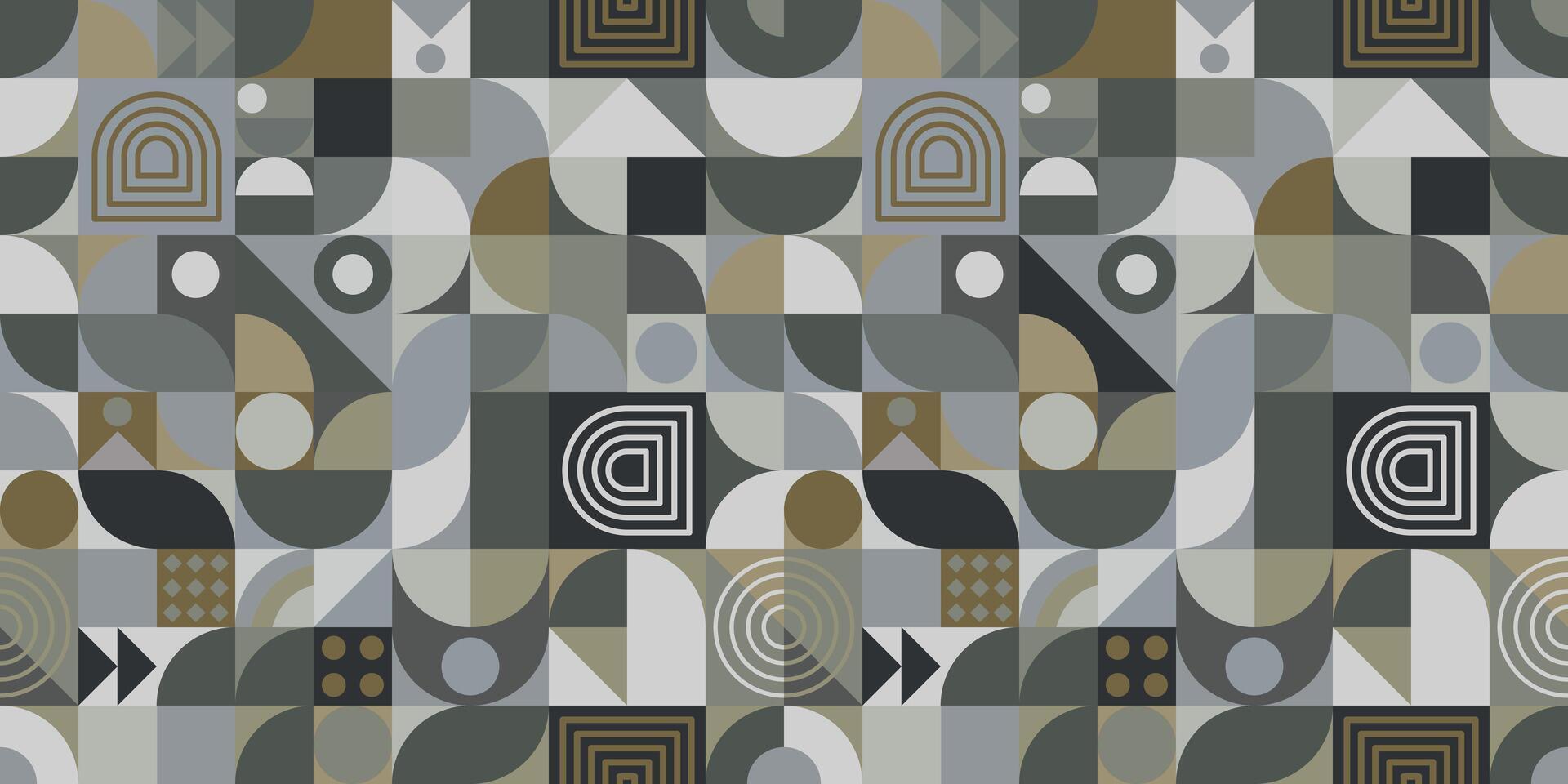 A simple geometric art poster with a simple shape and figure in gray tones. Abstract template design in scandinavian style. vector