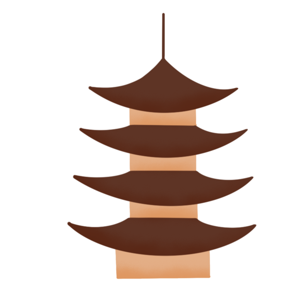 pagoda in japan png