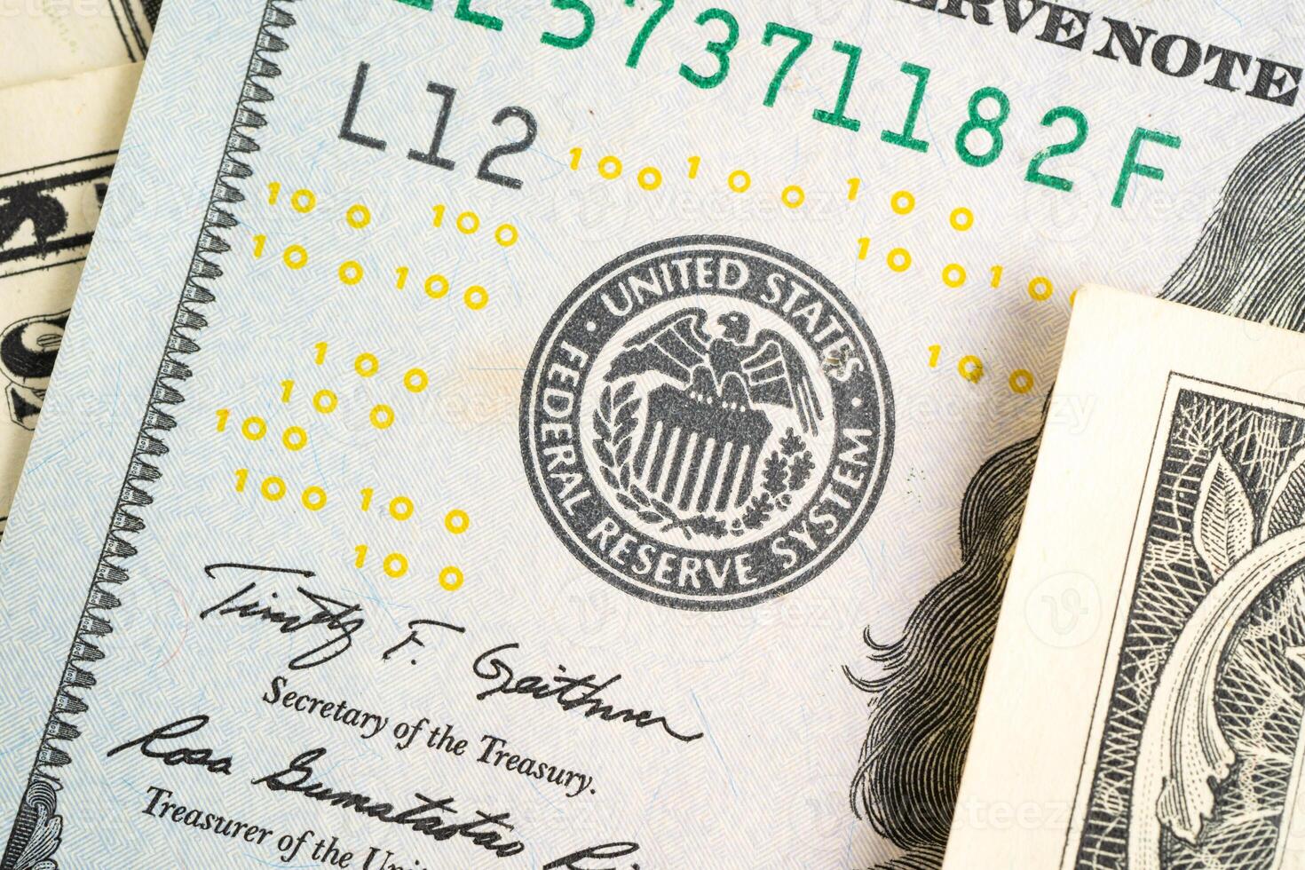 The Federal Reserve System, the central banking system of the United States of America. photo
