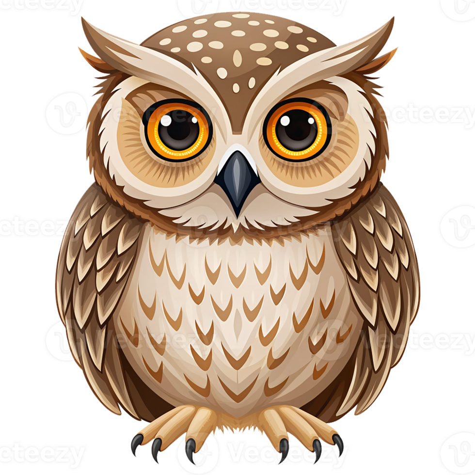 Owl birds image with transparent background png