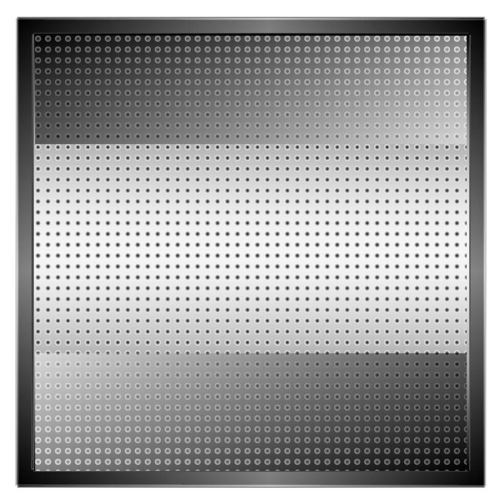 Frame on a gray background decorated with a dot pattern vector