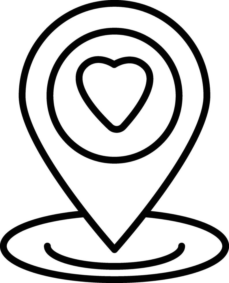Location Icon for business card Map GPS and Navigation in Web and App Design vector