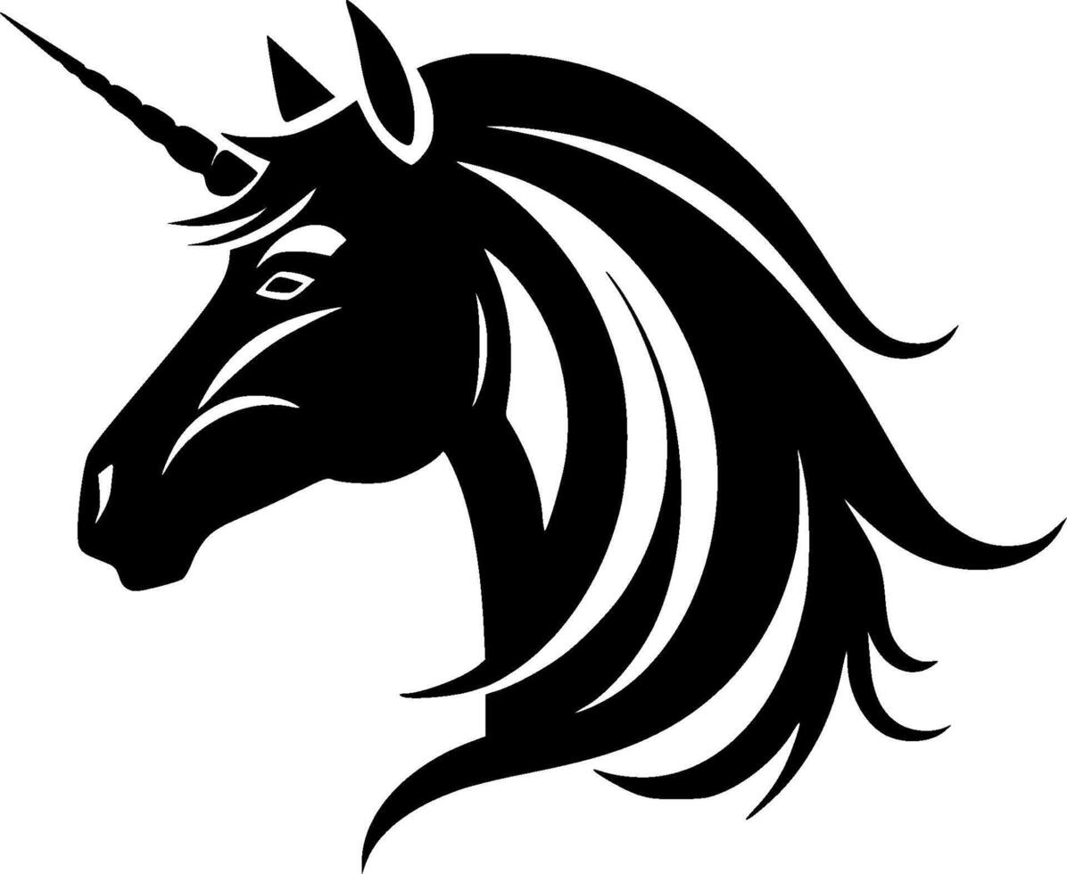 Unicorn - High Quality Logo - illustration ideal for T-shirt graphic vector