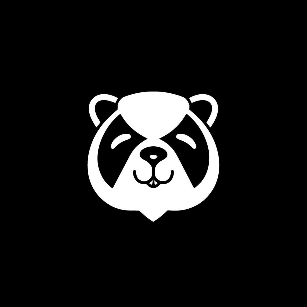 Hamster, Minimalist and Simple Silhouette - illustration vector