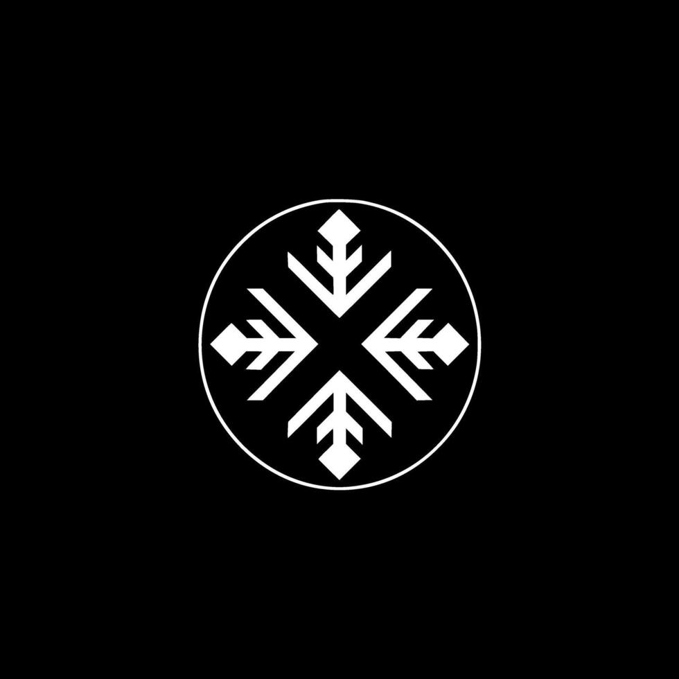 Arrow - Minimalist and Flat Logo - illustration vector