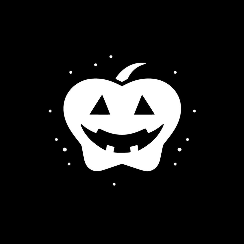 Halloween, Minimalist and Simple Silhouette - illustration vector