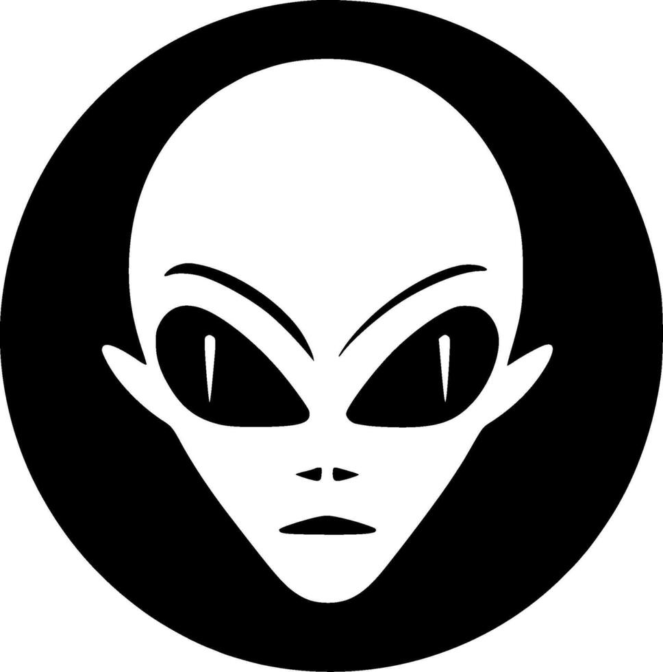 Alien - High Quality Logo - illustration ideal for T-shirt graphic vector
