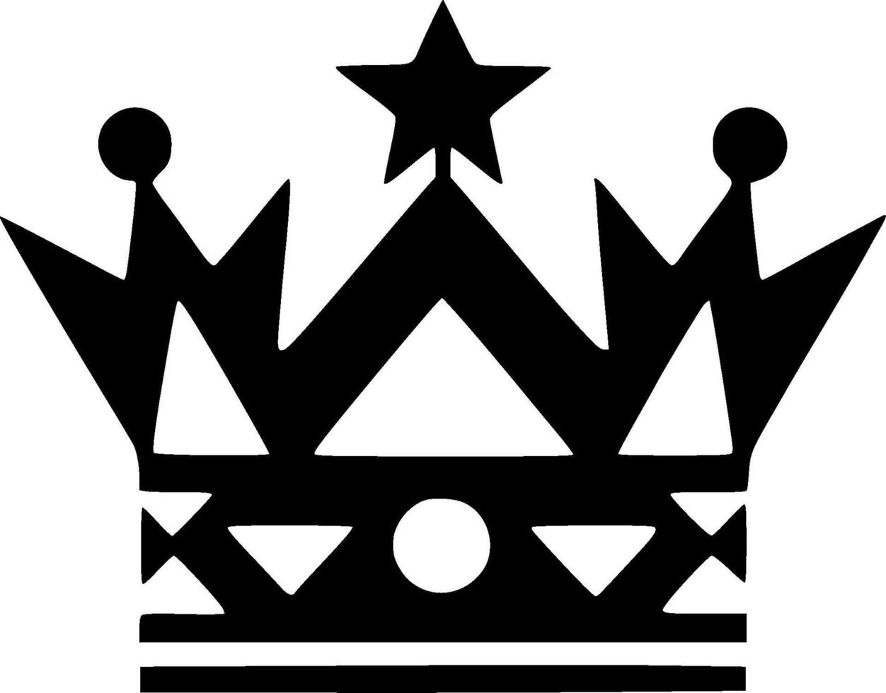 Crown - High Quality Logo - illustration ideal for T-shirt graphic vector
