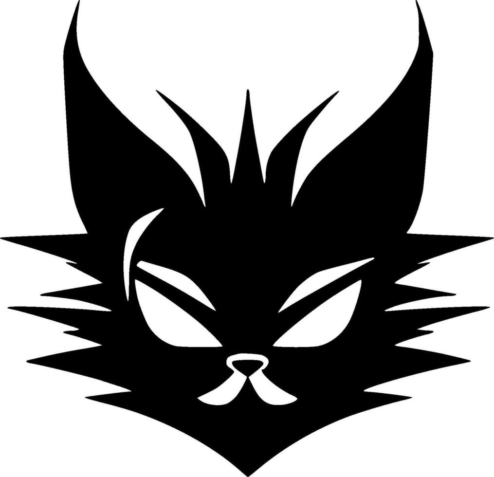 Cat, Minimalist and Simple Silhouette - illustration vector
