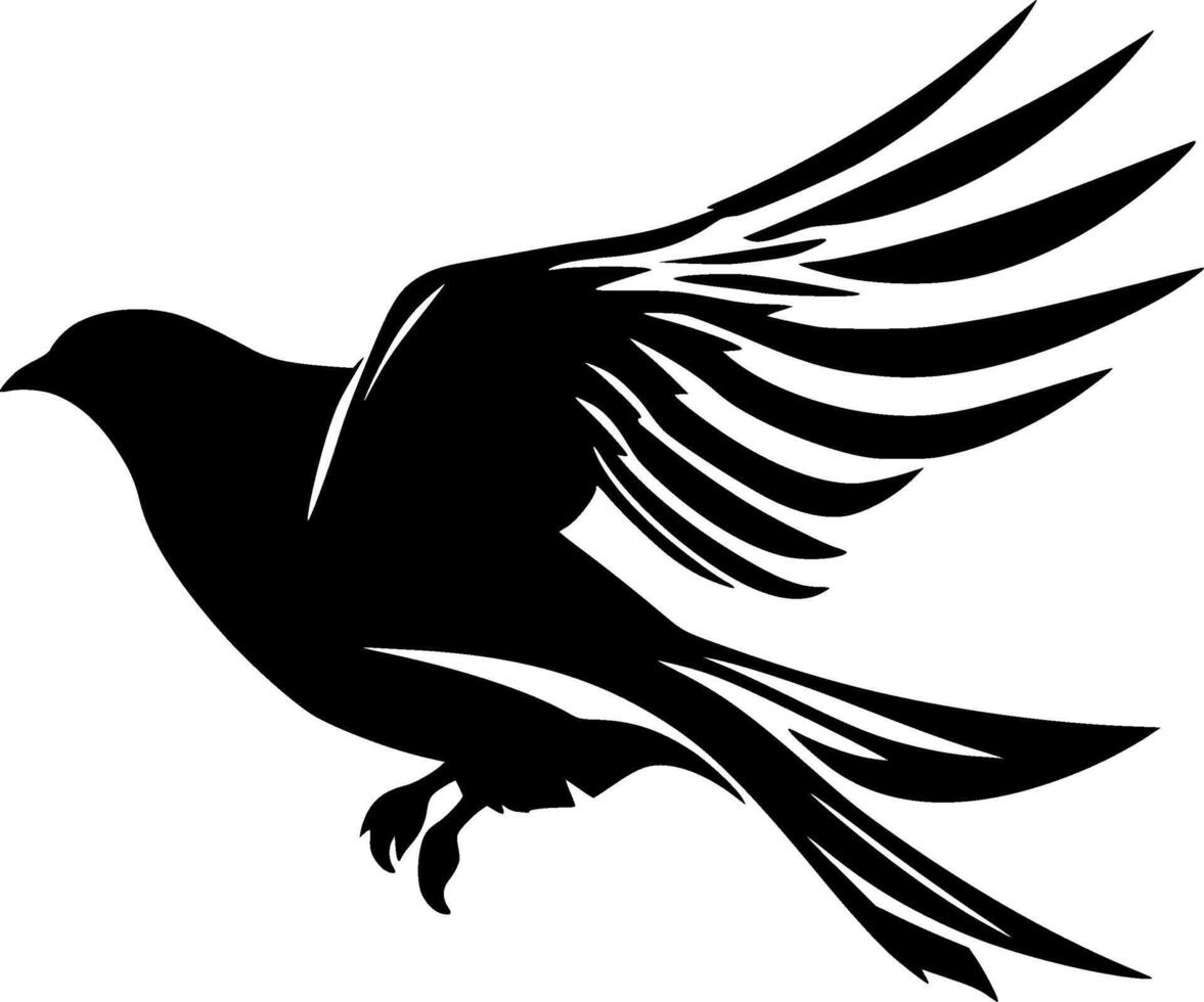 Pigeon - Minimalist and Flat Logo - illustration vector