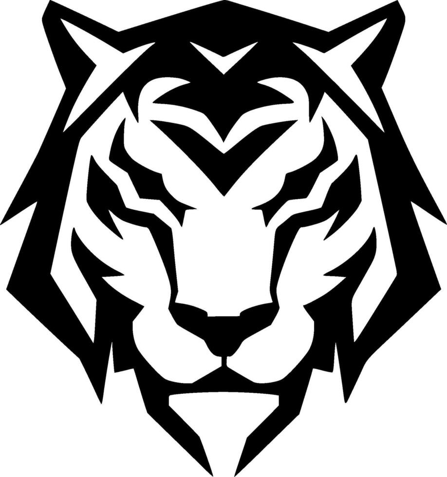 Tiger - Minimalist and Flat Logo - illustration vector