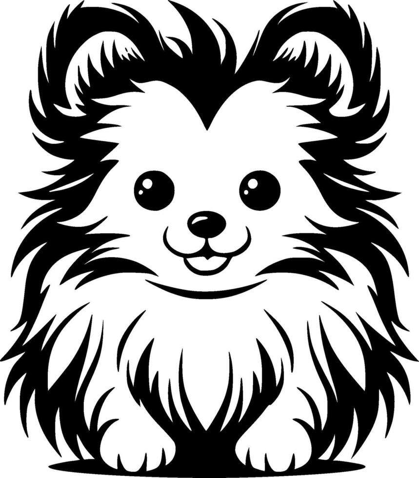 Pomeranian - High Quality Logo - illustration ideal for T-shirt graphic vector