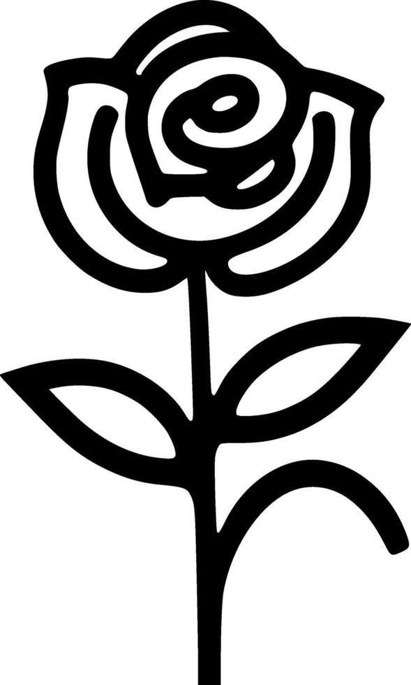 Flower - Minimalist and Flat Logo - illustration vector