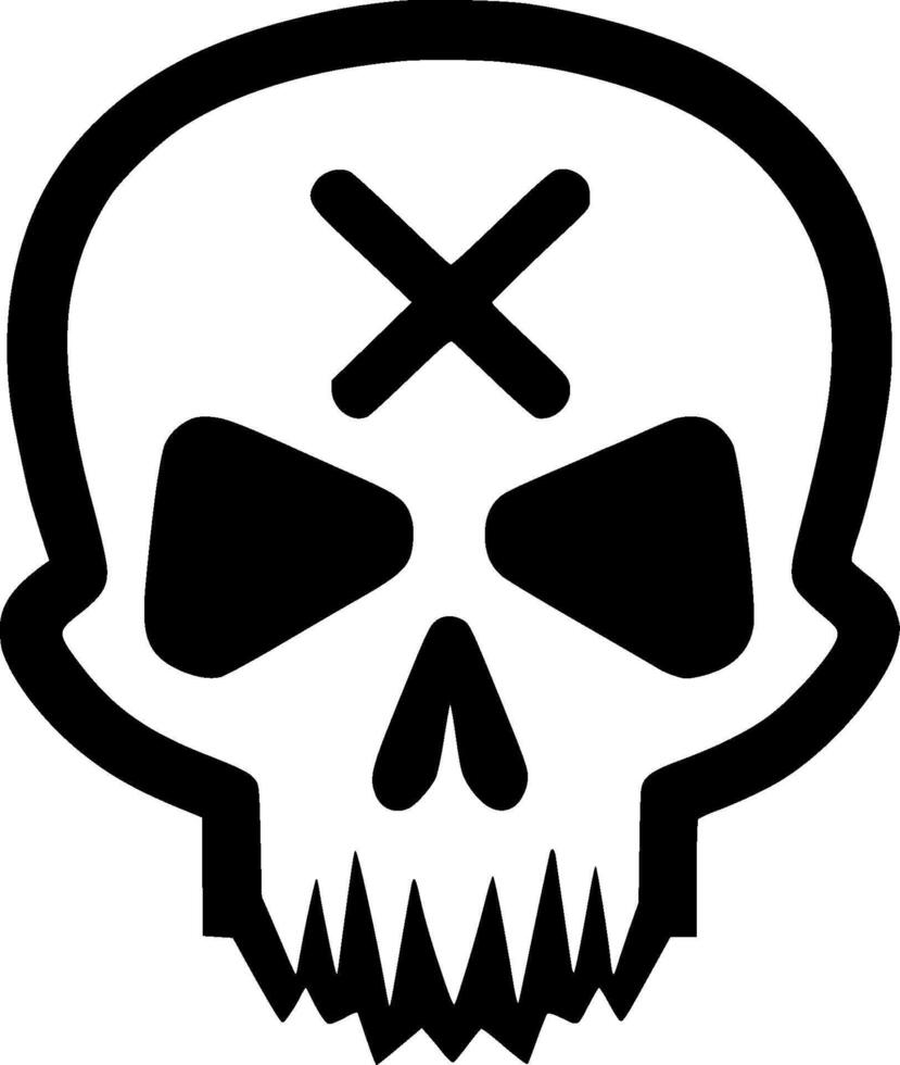 Skull - High Quality Logo - illustration ideal for T-shirt graphic vector