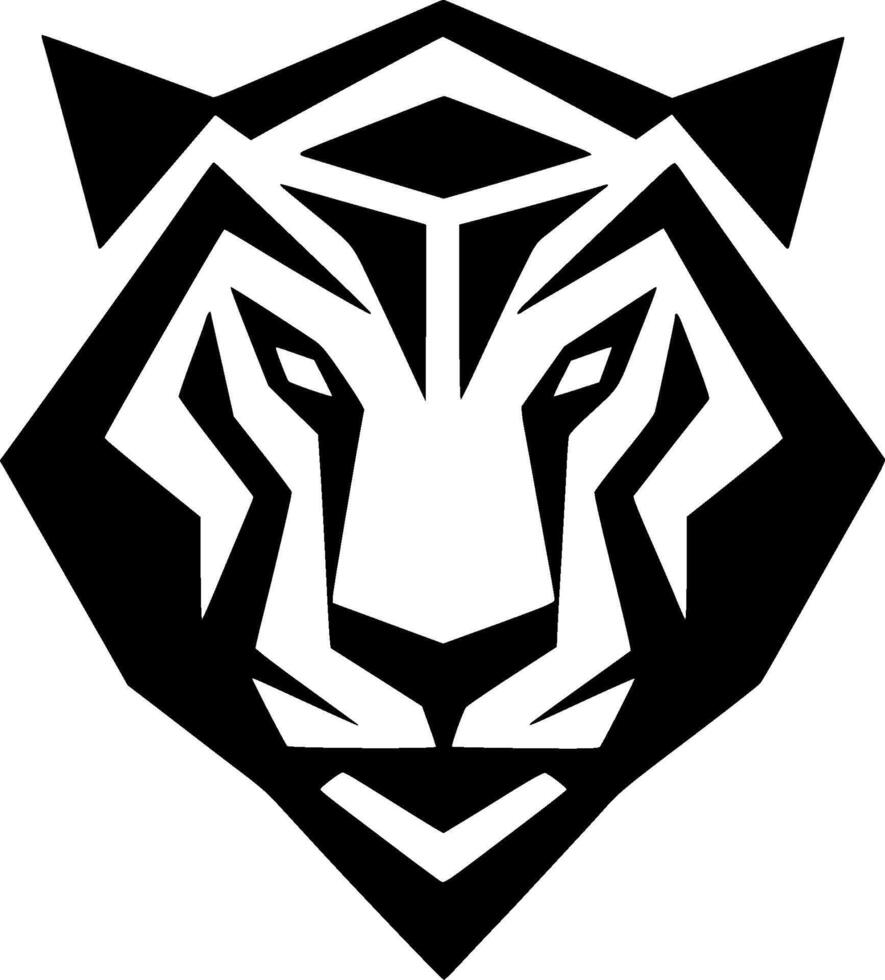 Tiger - Minimalist and Flat Logo - illustration vector