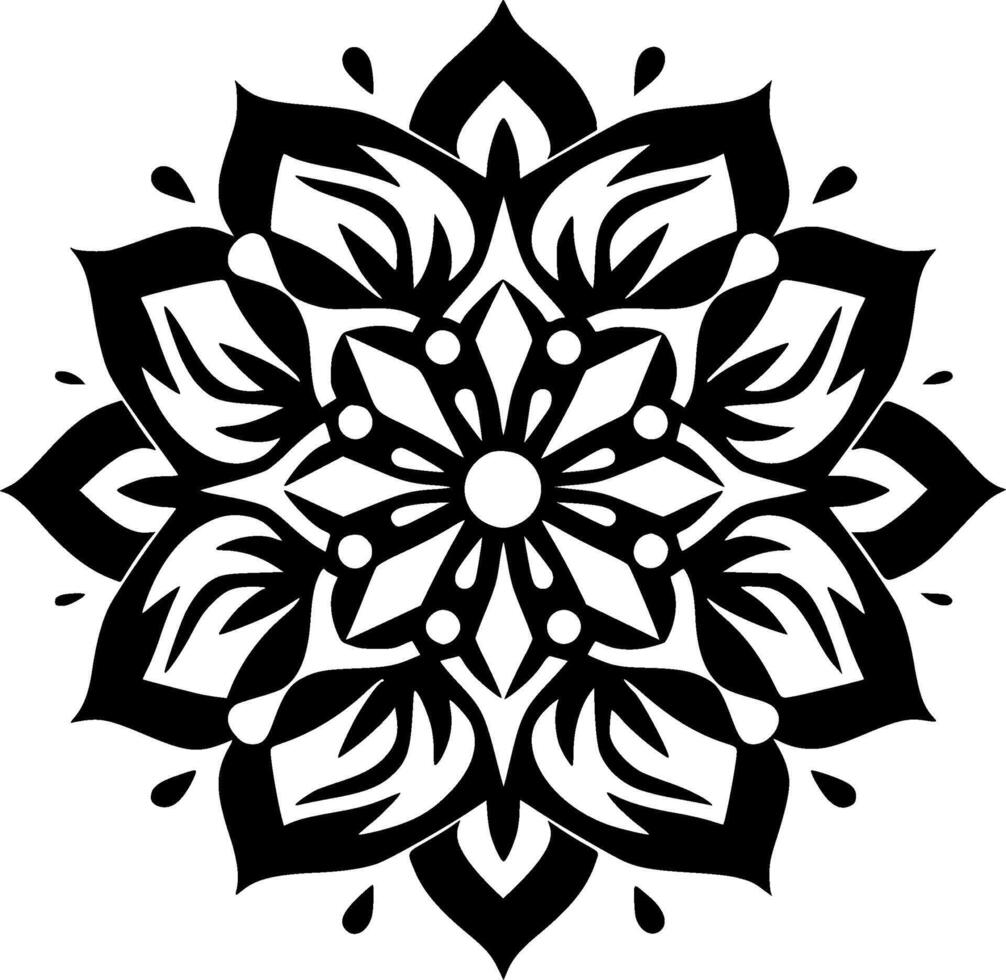 Mandala - High Quality Logo - illustration ideal for T-shirt graphic vector