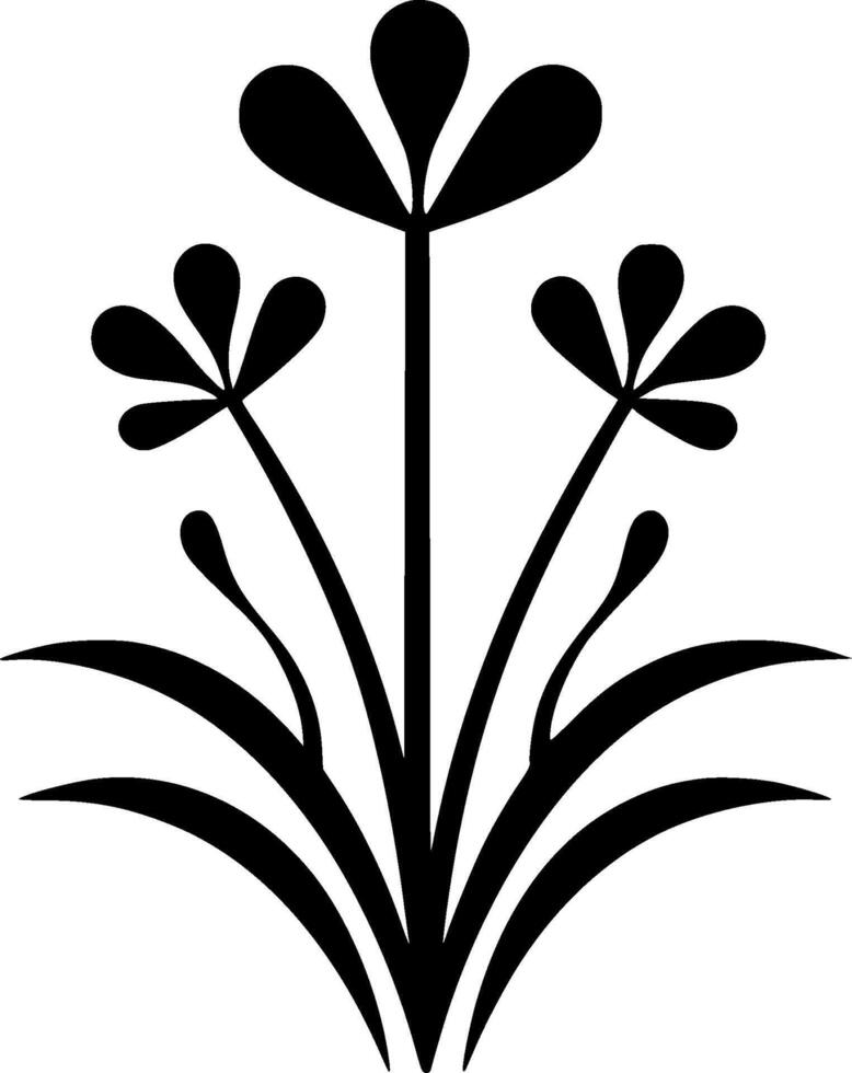 Birth Flower, Minimalist and Simple Silhouette - illustration vector