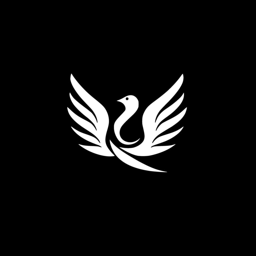 Dove - Minimalist and Flat Logo - illustration vector