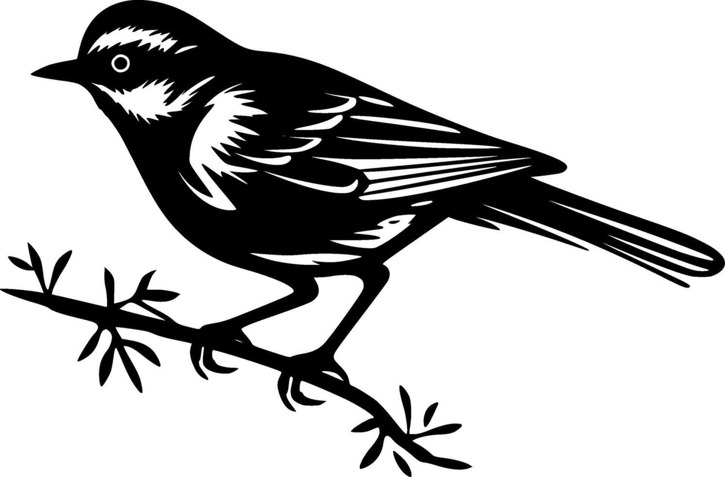 Bird - High Quality Logo - illustration ideal for T-shirt graphic vector