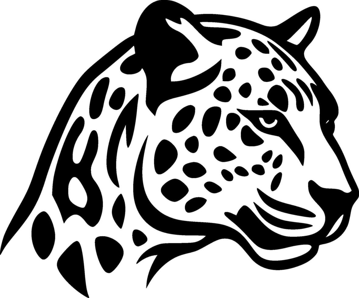 Leopard - Minimalist and Flat Logo - illustration vector