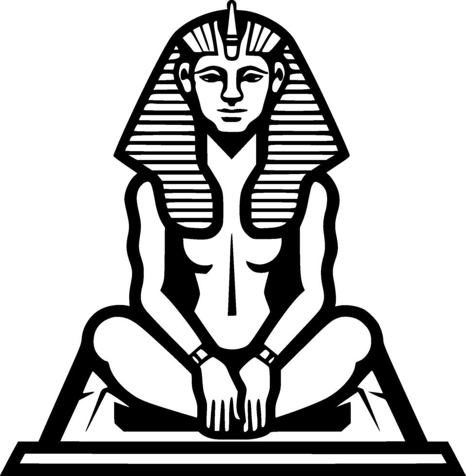 Sphinx - High Quality Logo - illustration ideal for T-shirt graphic vector