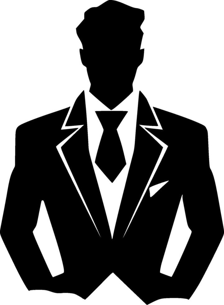 Suit - Minimalist and Flat Logo - illustration vector