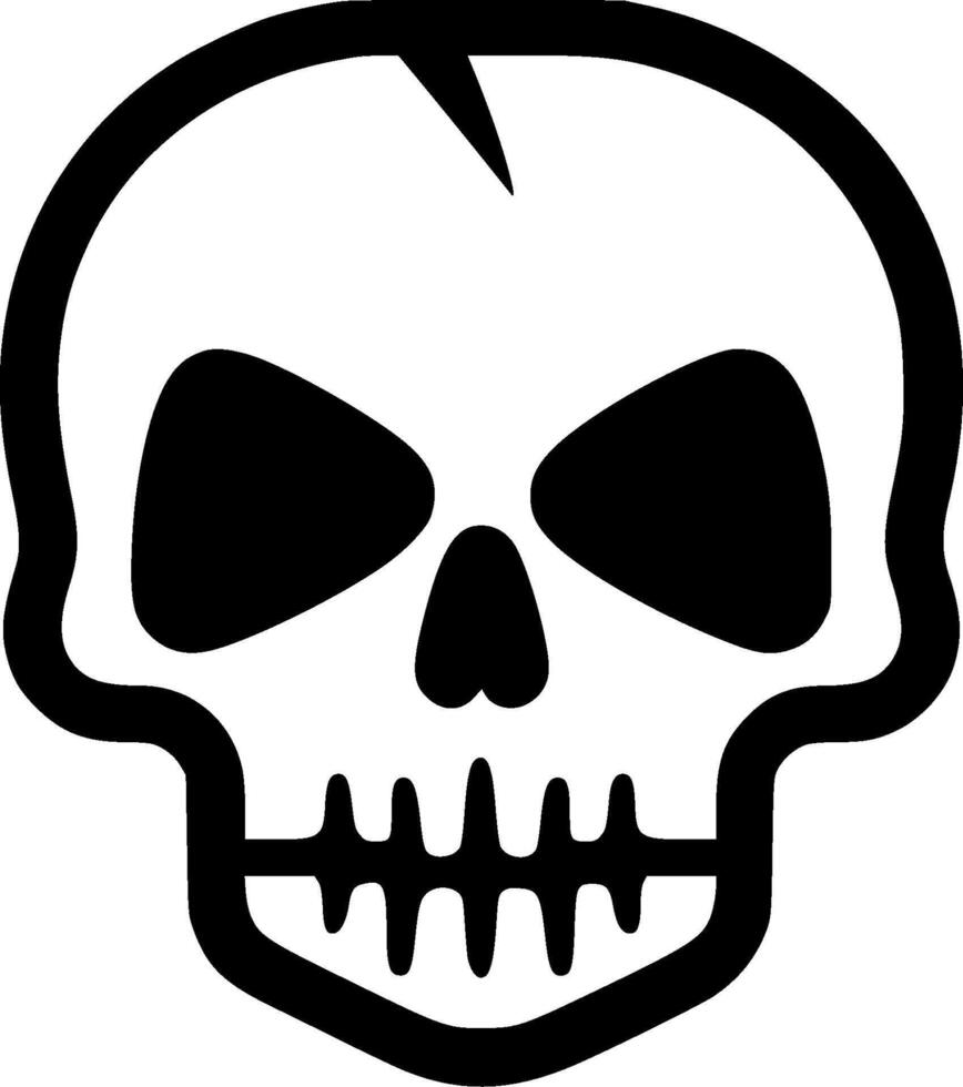 Halloween - Black and White Isolated Icon - illustration vector