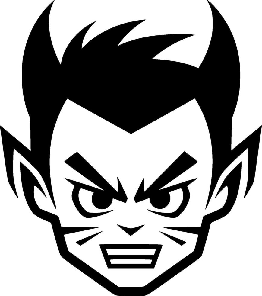 Boy, Minimalist and Simple Silhouette - illustration vector