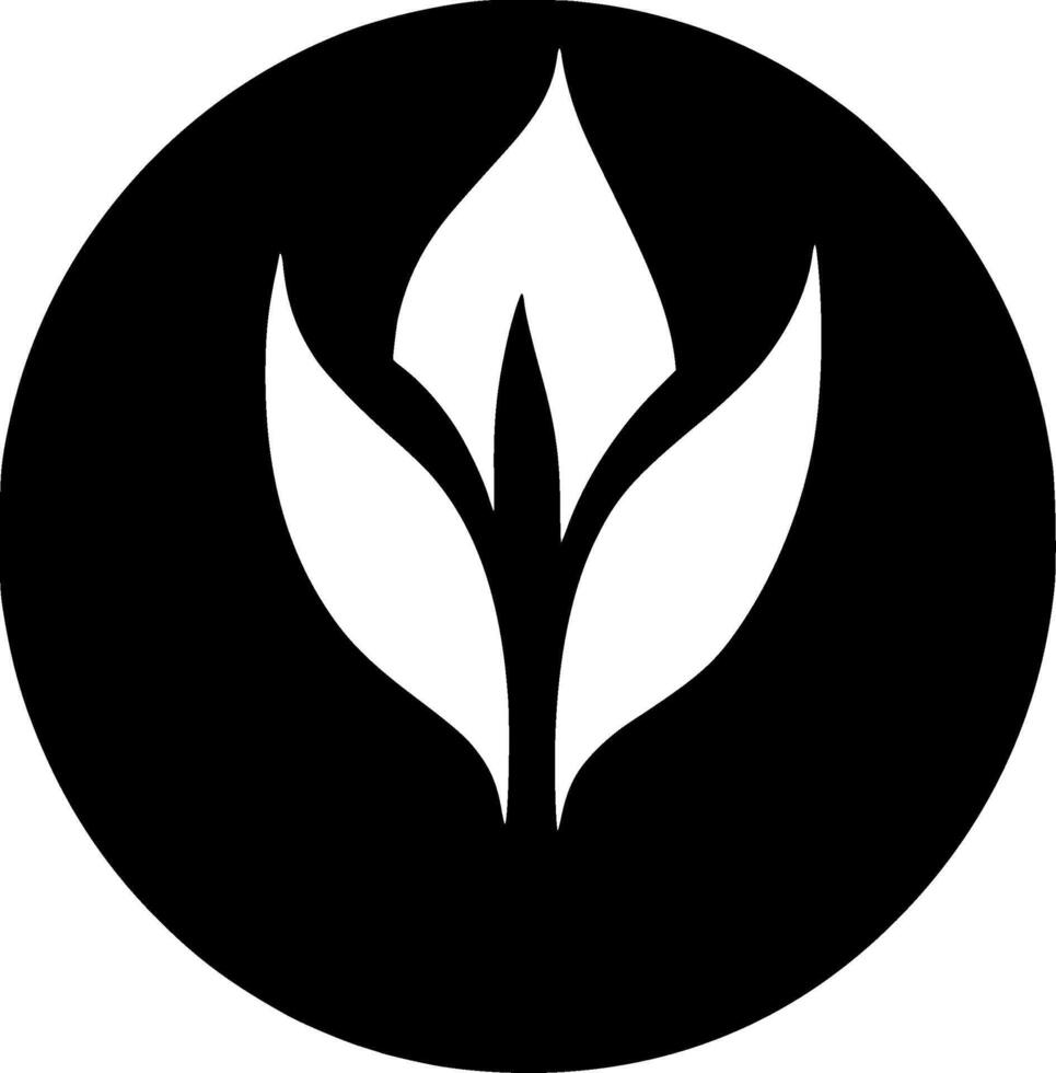 Flower, Black and White illustration vector