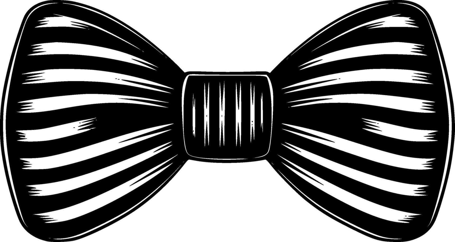Bow, Minimalist and Simple Silhouette - illustration vector