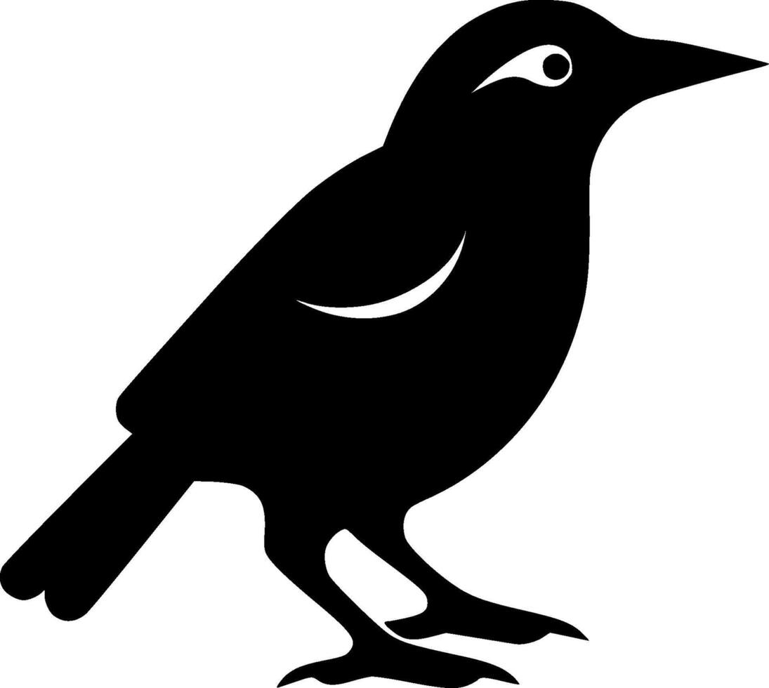Bird - Minimalist and Flat Logo - illustration vector