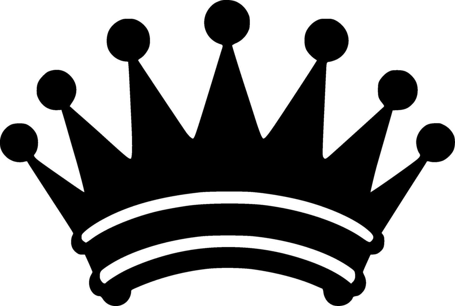 King, Minimalist and Simple Silhouette - illustration vector
