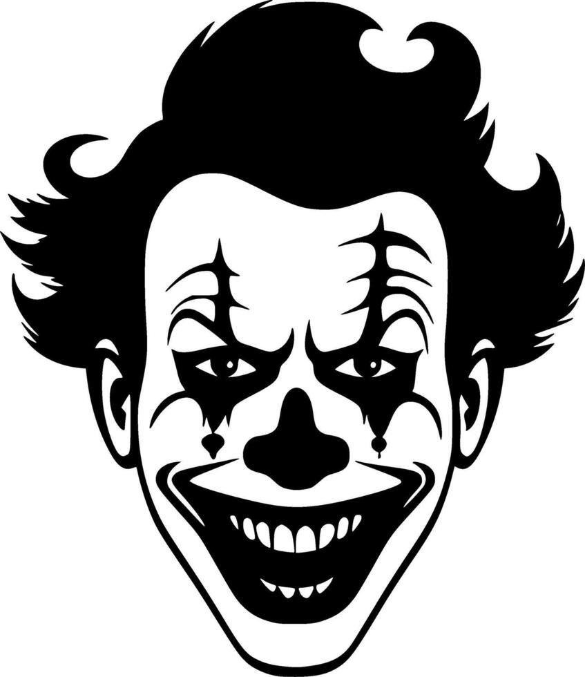 Clown - High Quality Logo - illustration ideal for T-shirt graphic vector