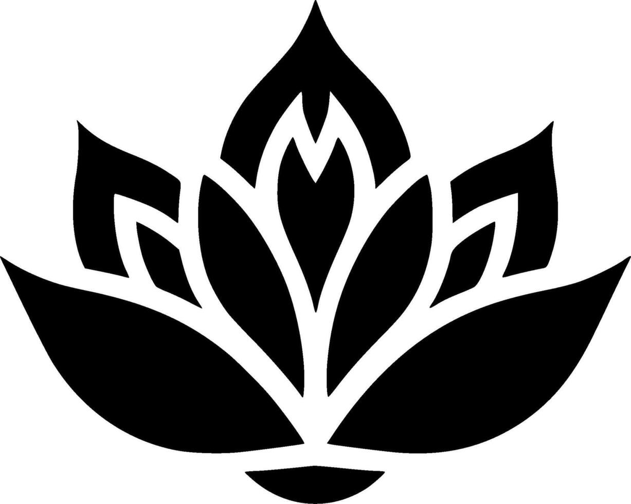 Flowers, Minimalist and Simple Silhouette - illustration vector