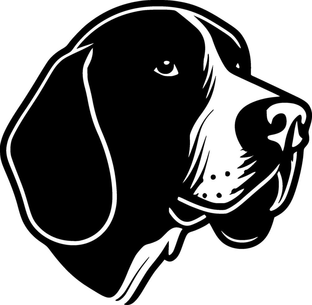Beagle - Minimalist and Flat Logo - illustration vector