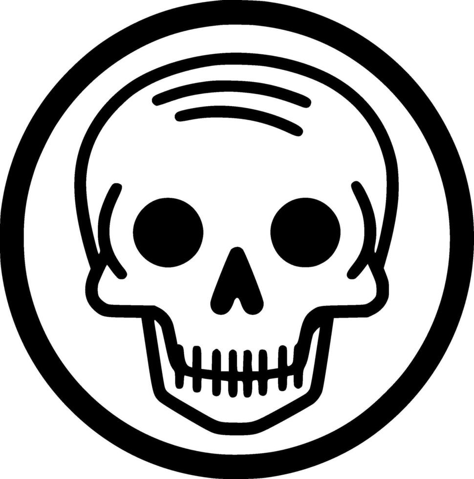Skeleton - High Quality Logo - illustration ideal for T-shirt graphic vector