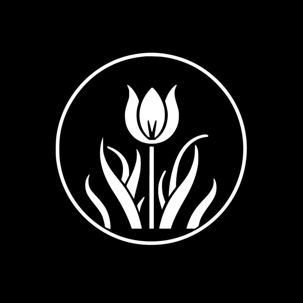 Flower, Minimalist and Simple Silhouette - illustration vector