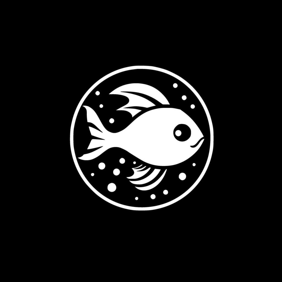 Clownfish, Minimalist and Simple Silhouette - illustration vector