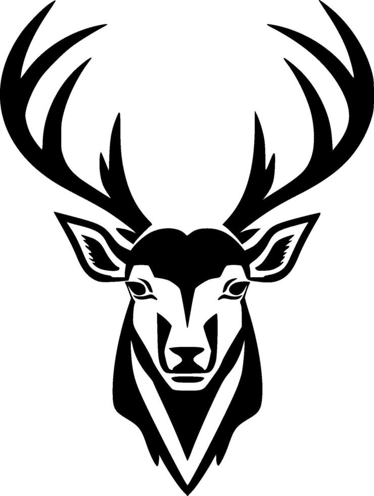 Deer - Minimalist and Flat Logo - illustration vector